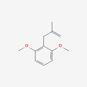 molecular formula C12H16O2 B1323649 3-(2,6-Dimethoxyphenyl)-2-methyl-1-propene CAS No. 35820-26-9