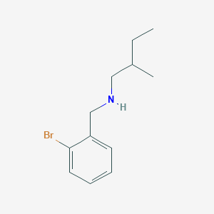 molecular formula C12H18BrN B13236593 [(2-Bromophenyl)methyl](2-methylbutyl)amine 