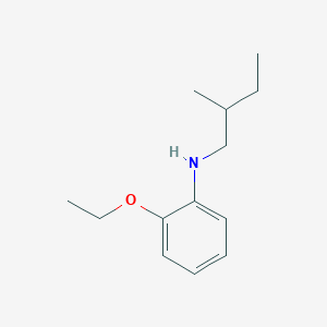 molecular formula C13H21NO B13236682 2-ethoxy-N-(2-methylbutyl)aniline 