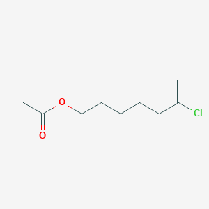 molecular formula C9H15ClO2 B1323690 7-Acetoxy-2-chloro-1-heptene CAS No. 731773-21-0