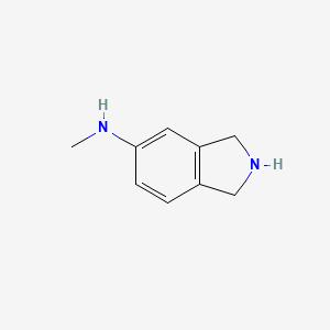 molecular formula C9H12N2 B13236997 N-Methyl-2,3-dihydro-1H-isoindol-5-amine 
