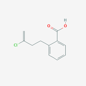 molecular formula C11H11ClO2 B1323727 2-(3-Chloro-3-butenyl)benzoic acid CAS No. 732248-87-2