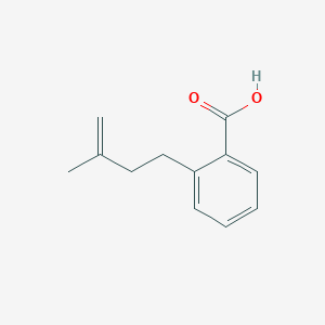 molecular formula C12H14O2 B1323729 2-(3-Methyl-3-butenyl)benzoic acid CAS No. 732249-06-8