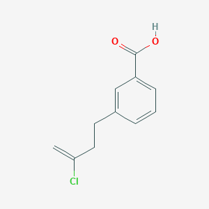 molecular formula C11H11ClO2 B1323731 3-(3-Chloro-3-butenyl)benzoic acid CAS No. 732249-18-2