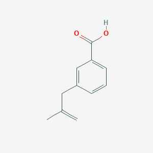 molecular formula C11H12O2 B1323733 3-(2-Methyl-2-propenyl)benzoic acid CAS No. 732249-38-6