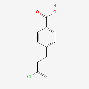 molecular formula C11H11ClO2 B1323736 4-(3-Chloro-3-butenyl)benzoic acid CAS No. 732249-57-9