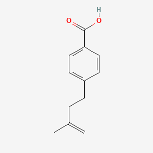 molecular formula C12H14O2 B1323738 4-(3-甲基-3-丁烯基)苯甲酸 CAS No. 732249-74-0