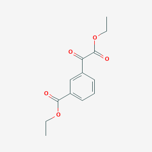 molecular formula C13H14O5 B1323740 Ethyl 3-carboethoxybenzoylformate CAS No. 732249-84-2