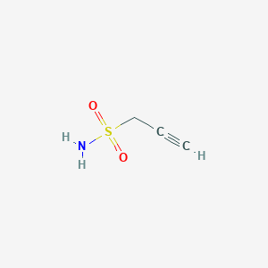 molecular formula C3H5NO2S B13237419 Prop-2-yne-1-sulfonamide 