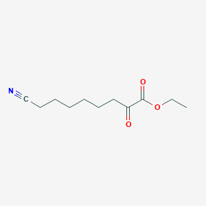 molecular formula C11H17NO3 B1323744 Ethyl 8-cyano-2-oxooctanoate CAS No. 890097-93-5