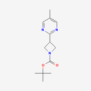 molecular formula C13H19N3O2 B13237578 Tert-butyl 3-(5-methylpyrimidin-2-yl)azetidine-1-carboxylate 