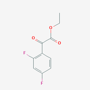molecular formula C10H8F2O3 B1323762 Ethyl 2,4-difluorobenzoylformate CAS No. 157372-95-7