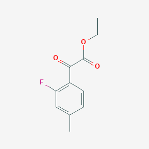 molecular formula C11H11FO3 B1323776 Ethyl 2-fluoro-4-methylbenzoylformate CAS No. 873547-99-0