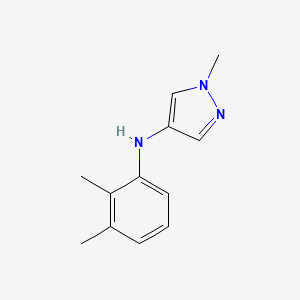 molecular formula C12H15N3 B13237789 N-(2,3-Dimethylphenyl)-1-methyl-1H-pyrazol-4-amine 
