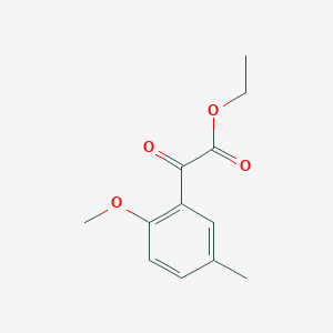 molecular formula C12H14O4 B1323780 Ethyl 2-methoxy-5-methylbenzoylformate CAS No. 859775-82-9