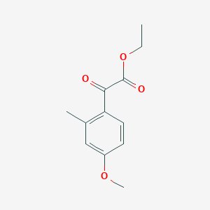 molecular formula C12H14O4 B1323781 Ethyl 4-methoxy-2-methylbenzoylformate CAS No. 951888-68-9