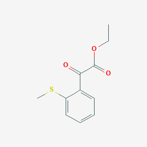 Ethyl 2-(thiomethyl)benzoylformate