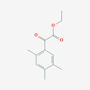 molecular formula C13H16O3 B1323789 Ethyl 2,4,5-trimethylbenzoylformate CAS No. 80120-34-9