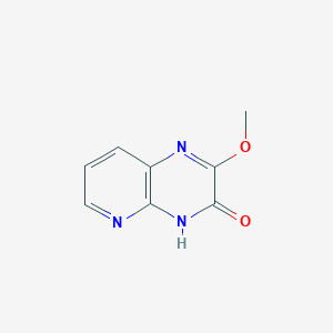 molecular formula C8H7N3O2 B13238074 2-Methoxy-3H,4H-pyrido[2,3-b]pyrazin-3-one 