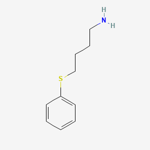 molecular formula C10H15NS B13238096 [(4-Aminobutyl)sulfanyl]benzene 