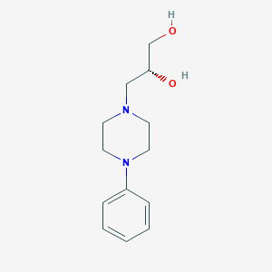 molecular formula C₁₃H₂₀N₂O₂ B132381 (+)-Dropropizine CAS No. 99291-24-4