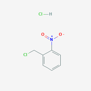 molecular formula C7H7Cl2NO2 B13238147 1-(Chloromethyl)-2-nitrobenzene hydrochloride 