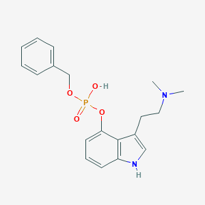 molecular formula C19H23N2O4P B132383 O-Benzyl Psilocybin CAS No. 1026609-93-7