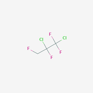 molecular formula C3H2Cl2F4 B132384 1,2-Dichloro-1,1,2,3-tetrafluoropropane CAS No. 149329-26-0