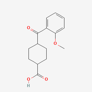 cis-4-(2-Methoxybenzoyl)cyclohexane-1-carboxylic acid