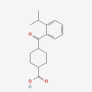 cis-4-(2-Isopropylbenzoyl)cyclohexanecarboxylic acid