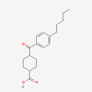 cis-4-(4-Pentylbenzoyl)cyclohexanecarboxylic acid