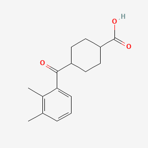 cis-4-(2,3-Dimethylbenzoyl)cyclohexane-1-carboxylic acid