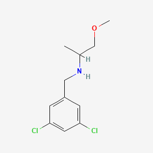 molecular formula C11H15Cl2NO B13238772 [(3,5-Dichlorophenyl)methyl](1-methoxypropan-2-yl)amine 