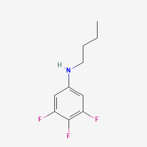 molecular formula C10H12F3N B13238853 N-butyl-3,4,5-trifluoroaniline 