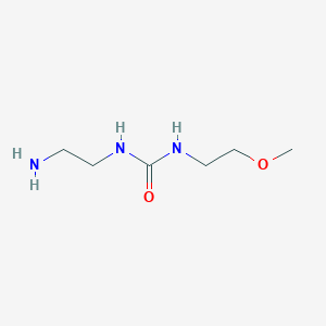 molecular formula C6H15N3O2 B13239147 3-(2-Aminoethyl)-1-(2-methoxyethyl)urea 