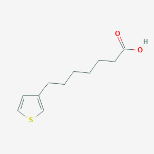 molecular formula C11H16O2S B1323917 7-(3-Thienyl)heptanoic acid CAS No. 26420-23-5