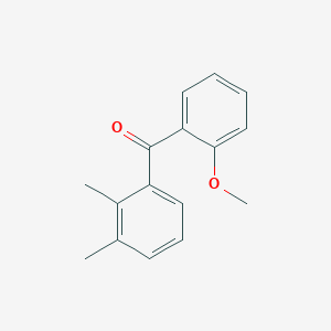 molecular formula C16H16O2 B1323926 2,3-Dimethyl-2'-methoxybenzophenone CAS No. 750633-49-9