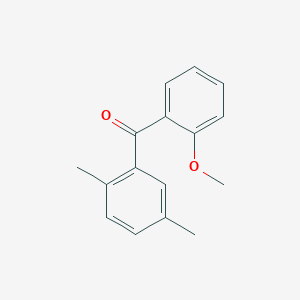 molecular formula C16H16O2 B1323928 2,5-Dimethyl-2'-methoxybenzophenone CAS No. 750633-51-3