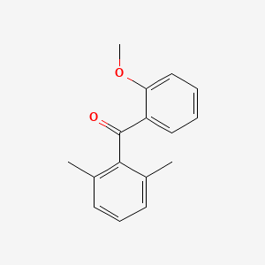 molecular formula C16H16O2 B1323929 2,6-Dimethyl-2'-methoxybenzophenone CAS No. 750633-52-4