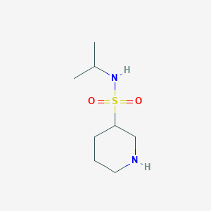 molecular formula C8H18N2O2S B13239351 N-(Propan-2-YL)piperidine-3-sulfonamide 