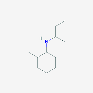 molecular formula C11H23N B13239452 N-(butan-2-yl)-2-methylcyclohexan-1-amine 