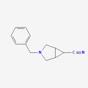 molecular formula C13H14N2 B13239458 3-Benzyl-3-azabicyclo[3.1.0]hexane-6-carbonitrile 