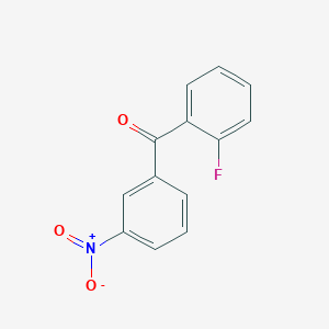 molecular formula C13H8FNO3 B1323948 2-氟-3'-硝基苯甲酮 CAS No. 890098-20-1