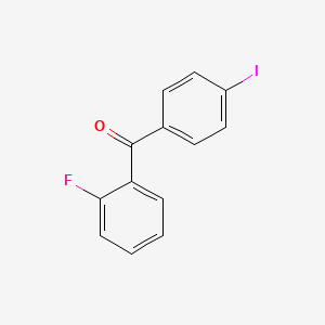molecular formula C13H8FIO B1323955 2-Fluoro-4'-iodobenzophenone CAS No. 890098-26-7