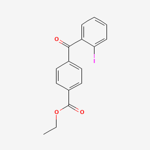 4-Ethoxycarbonyl-2'-iodobenzophenone