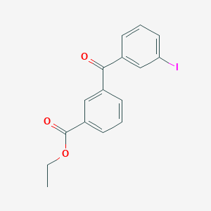 3-Ethoxycarbonyl-3'-iodobenzophenone
