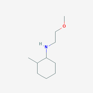molecular formula C10H21NO B13239656 N-(2-methoxyethyl)-2-methylcyclohexan-1-amine 