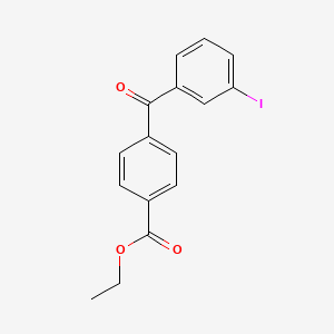 4-Ethoxycarbonyl-3'-iodobenzophenone