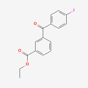 3-Ethoxycarbonyl-4'-iodobenzophenone