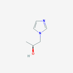 molecular formula C6H10N2O B13239874 (2S)-1-(1H-Imidazol-1-yl)propan-2-ol 